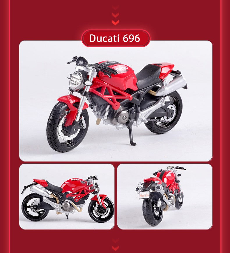 Maisto 1:18 Ducati Panigle V4 S Diavel Kawasaki Ninja H2 R Brinquedos de Modelo de Motocicleta Colecionáveis Hobbies
