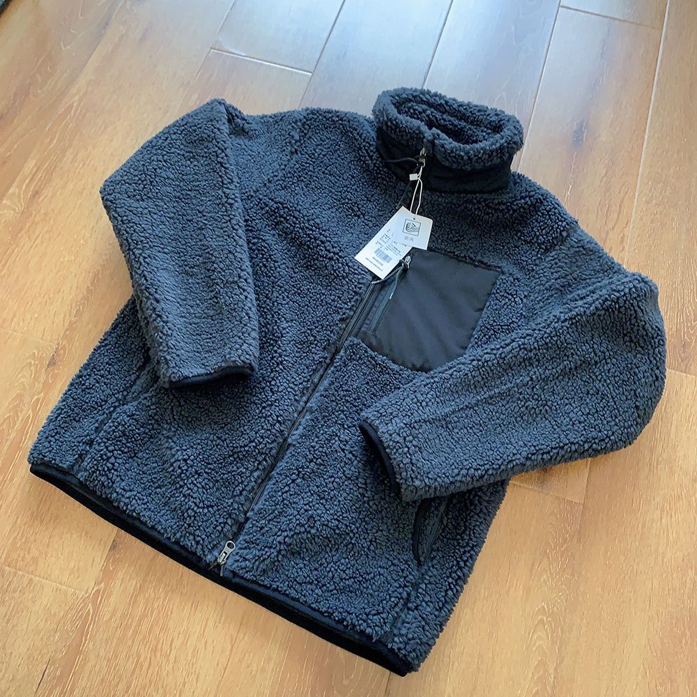 Motorcycle Outdoor Fleece Jacket For Men/Women Double Sided Fleece Thickened Plush Rider Cycling Suit Lamb Wool Windproof Jacket