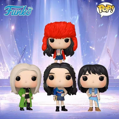 Original Blackpink Action Figure Funko Pop Model Lisa Statue Jennie Figurine Jisoo Figure Rosé Figure Model Collectible Gifts