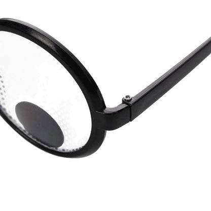 Funny Glasses for Cosplay Eyeball Rolling Glasses Costume Eyeglasses Halloween Costumes Accessory XKYJ01