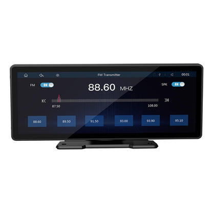 BQCC 10.26" IPS Polegadas Sem fio e com fio Carplay Android Auto Carro MP5 Player Saída de áudio Mirrorlink Rádio BT Automotivo Para Universal