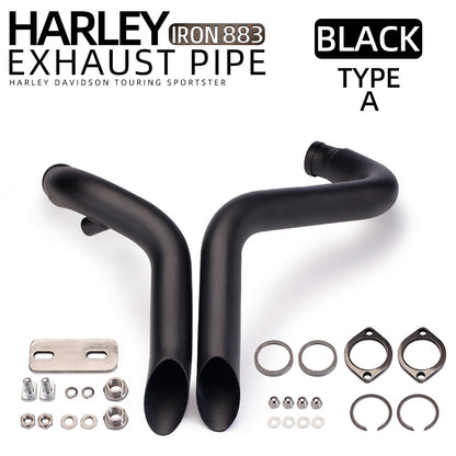 Motorcycle Exhaust Escape Sportster Motorcycle Exhaust XL883 Elbow Bike For Softail Sportster 883 1200