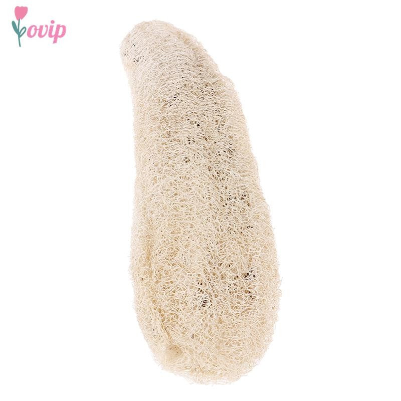 Esponja Esfoliante Longa de Banho Bucha Vegetal Natural Luffa Loofa Esfregão de Massagem para Banho Acessórios de Spa e Banheiro