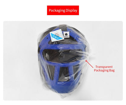 Capacete Sanda Máscara Facial Removível Proteção Espessa Capacete de Taekwondo para Adultos e Crianças Protetor de Cabeça de Boxe Equipamento de Proteção para Artes Marciais