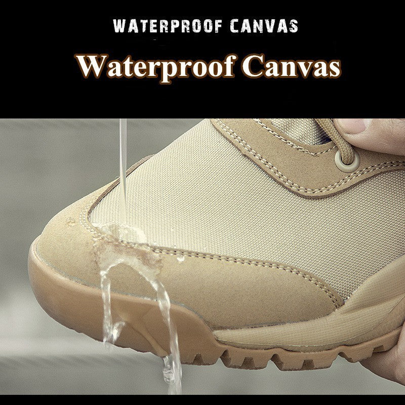 Bota Tática Leve de Verão para Combate Masculina e Feminina, Treino de Escalada, Impermeável, Caminhada ao Ar Livre, Sapatos de Malha Respirável