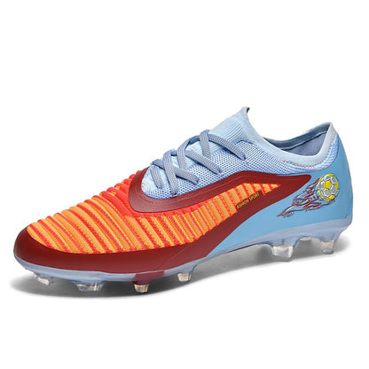 New Men Soccer Shoes Adult Non Slip Football Boots Outdoor Sport Boys Long Spikes Training Cleats Breathable Match Comfortable
