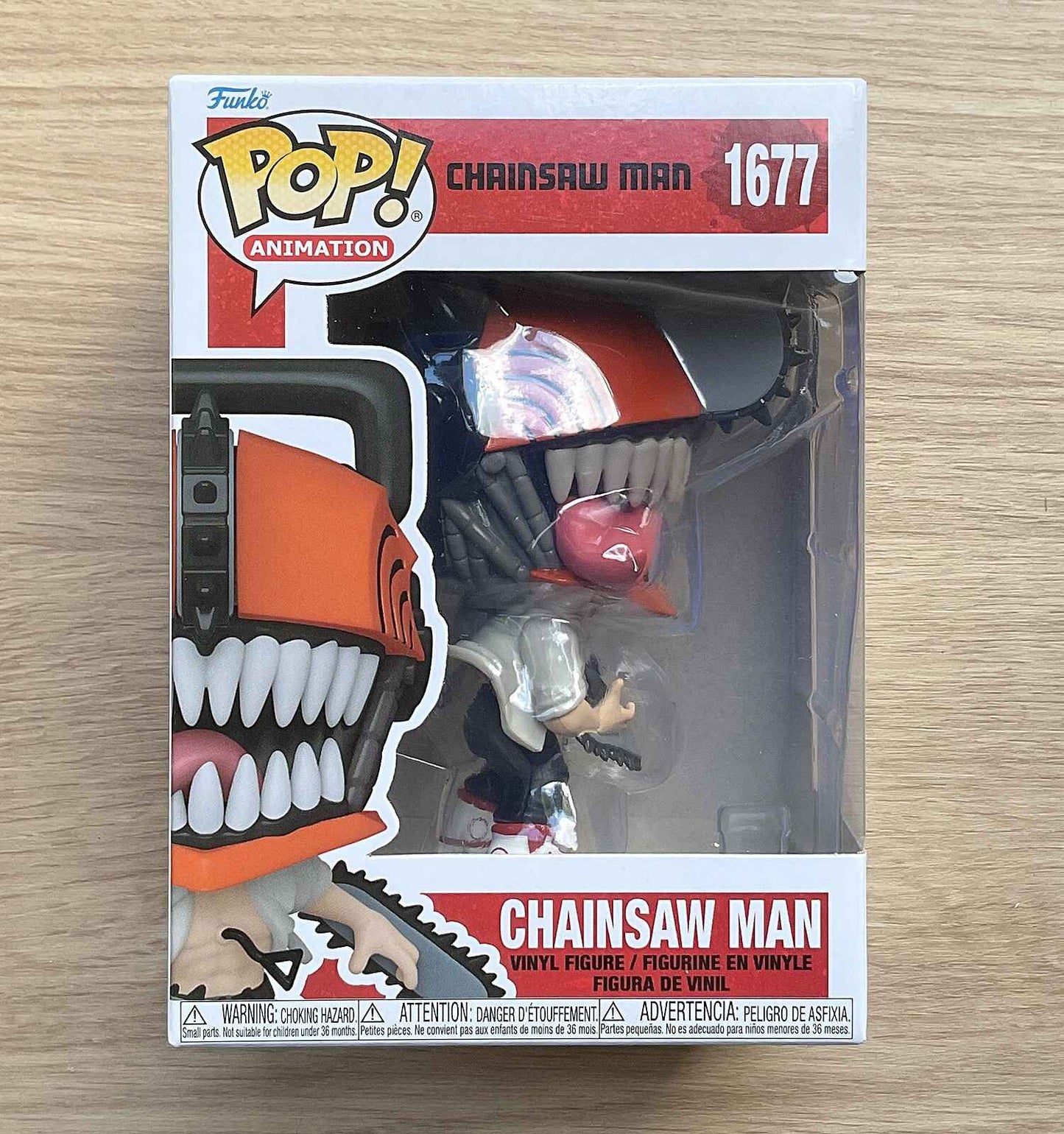 Chainsaw Man (Variantes de Perseguição)#1677 Bonecos Funko Pop Oficial Genuíno Edição Limitada Colecione Bonecos Presente para Fãs de Chainsaw Man