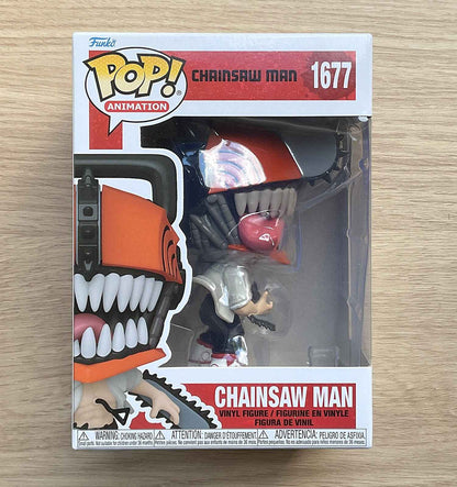 Chainsaw Man (Variantes de Perseguição)#1677 Bonecos Funko Pop Oficial Genuíno Edição Limitada Colecione Bonecos Presente para Fãs de Chainsaw Man
