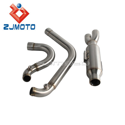 For Harley M8 Touring Electra Glide Road King Street Glide Road Glide 2017-2025 Motorcycle Complete Exhaust Muffler Escape Pipe