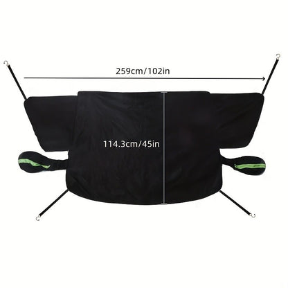 Car Snow Shield Cover Windshield Protection Protection Frost Winter Front Window Waterproof Sun Shade Sedan Suv Umbrella Outdoor