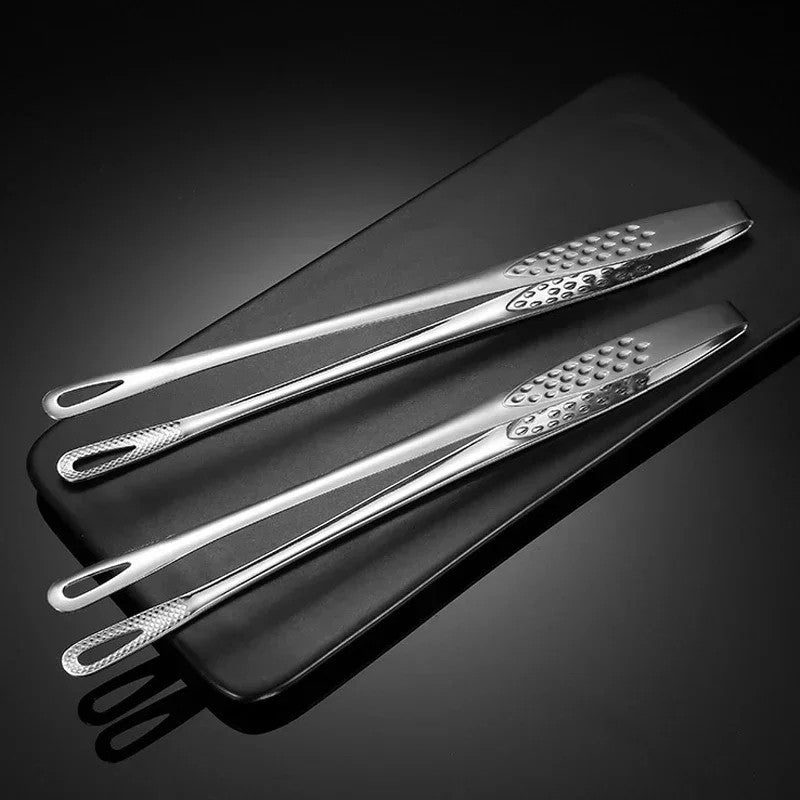 Stainless Steel Kitchen Tongs for Barbecue, Grill, Cooking, Salad, Meat, Buffet, and BBQ Tools – Versatile Food Tongs Clip