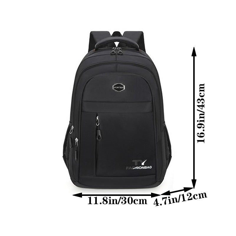 Mochila Masculina Feminina Leve Moderna Durável Casual de Ombro com Vários Bolsos para Uso Diário Escolar e em Viagens