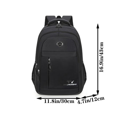 Mochila Masculina Feminina Leve Moderna Durável Casual de Ombro com Vários Bolsos para Uso Diário Escolar e em Viagens