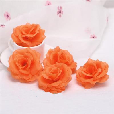 10pcs 8cm Black Artificial Rose Silk Flower Heads Decorative Flowers for Wedding Home Birthday Party New Year Banquet Decoration