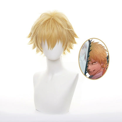 Chainsaw Man Denji Cosplay Costume Full Set Public Safety Devil Hunter Uniform Wig Shirt Pants Halloween Party Outfit for Adults