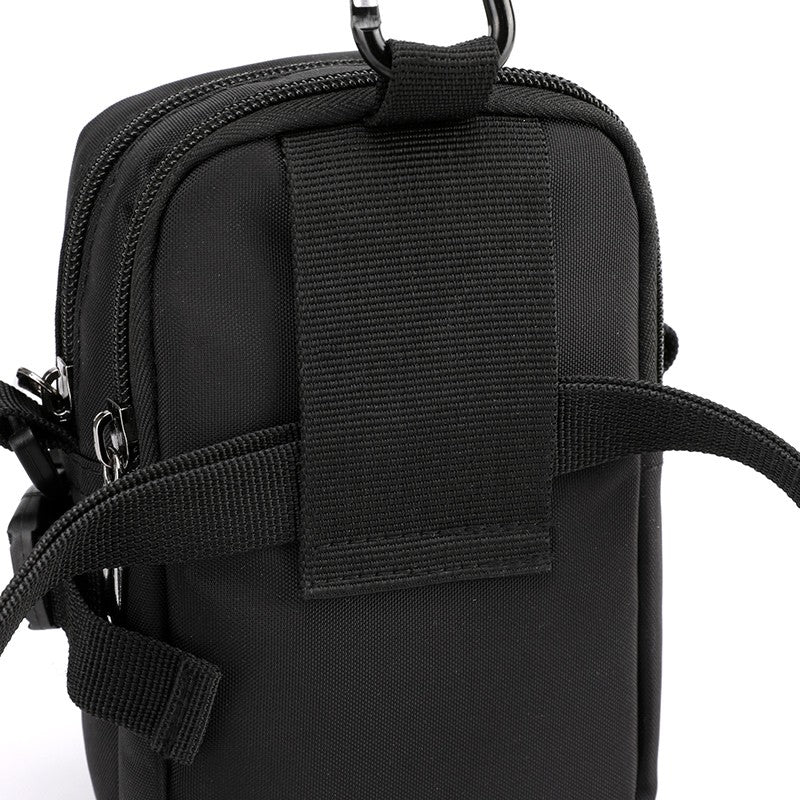 Waist Pack Men's Casual Travel Purse Waterproof Belt Zipper Tactical Outdoor Fanny Pack Phone Pocket Chest Sling Bag