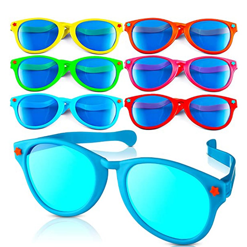 Jumbo Party Sunglasses Plastic Funny Oversized Sunglasses Prop Party Favors for Adults Festival Summer Swim Holiday Supplies