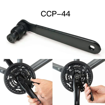 Bicycle disc brake pad correction wrench chain tool pedal wrench crank puller