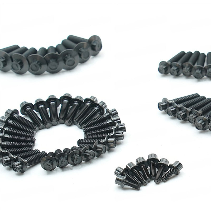 Parafusos de Cilindro de Liga de Titânio para Motor de Motocicleta, Kit de 89 peças para Harley 2018 em diante Touring Road Glide Softail Low Rider S/ST