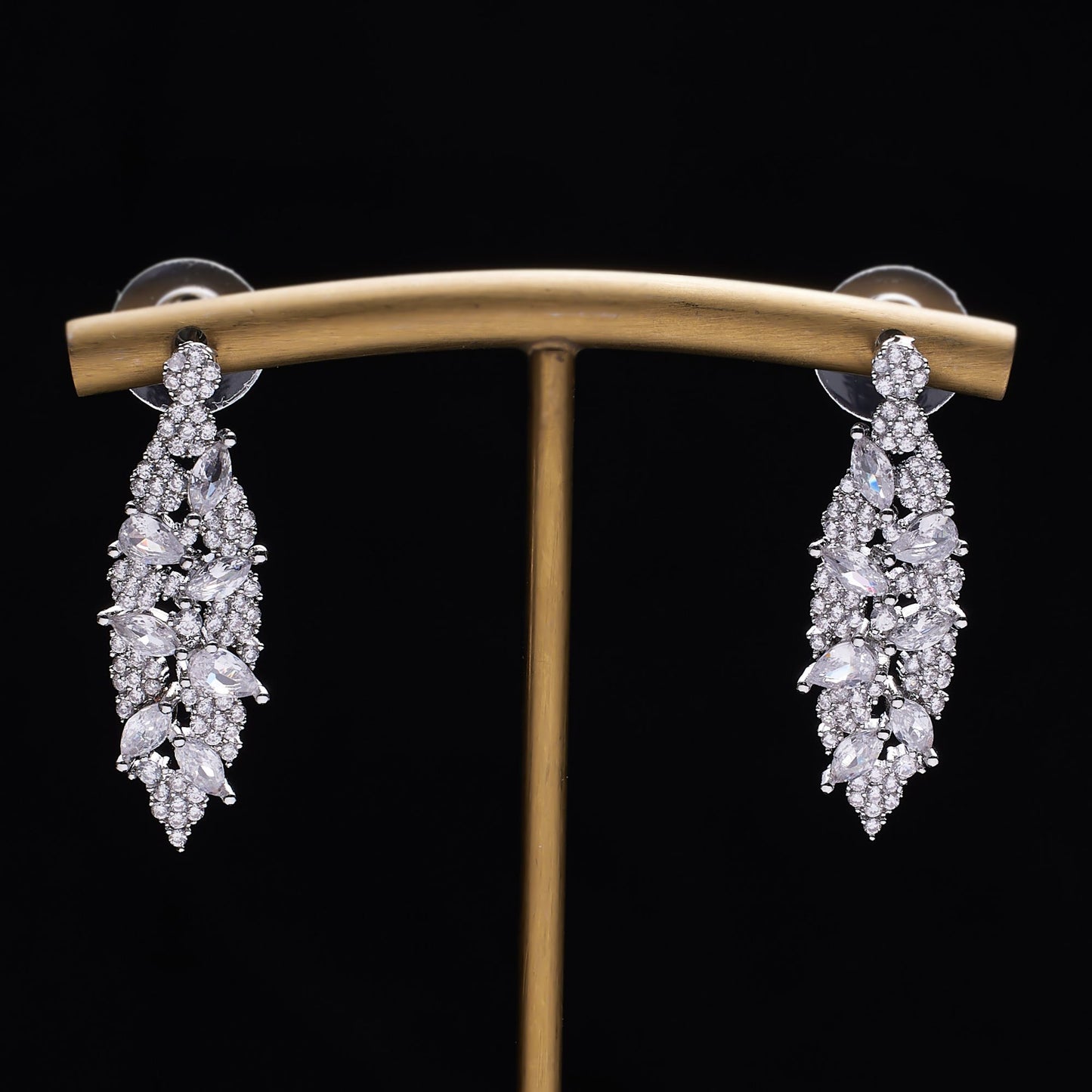 Conjunto de Joias 4 Peças Zircônia Cúbica para Festa de Casamento Feminino, Acessórios de Casamento Dubai, Arábia Saudita - Venda Quente 2023