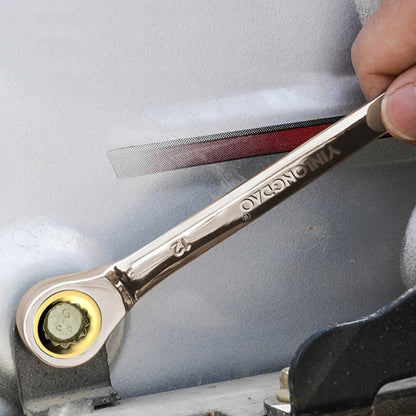 1 Chave Inglesa Chave de Boca Flexível Dourada Chaves de Catraca Torque Chaves Universais para Ferramentas de Reparo Automotivo Ferramenta Manual Métrica