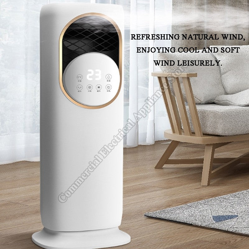 Ventilador de Ar de Duplo Uso Frio e Quente, Refrigeração e Aquecimento Integrados, Mini Ar Condicionado Portátil