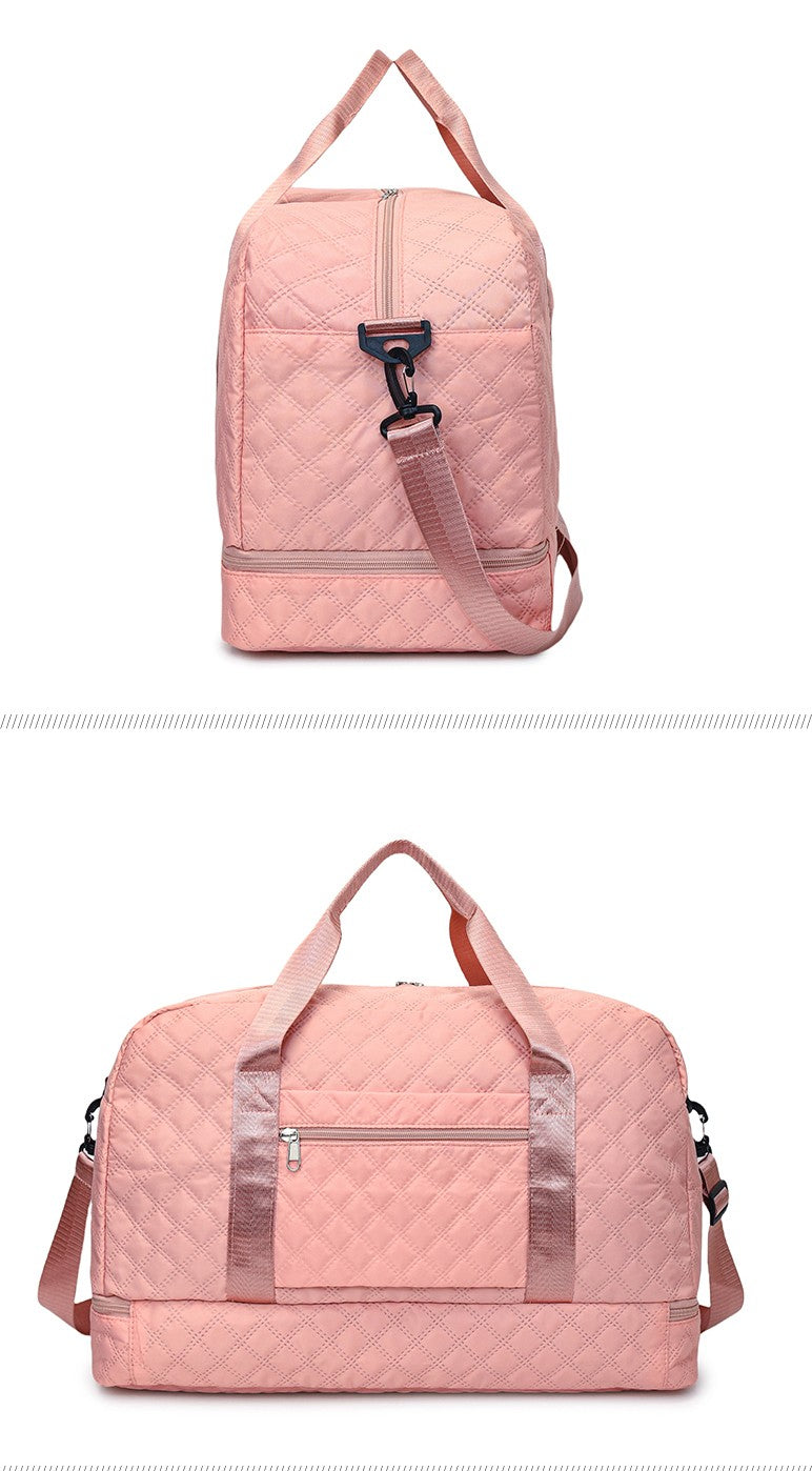 Fashionable Multifunctional Travel Luggage Bag with Independent Shoe Compartment,Suitable for Travel,Sports and Fitness,Camping