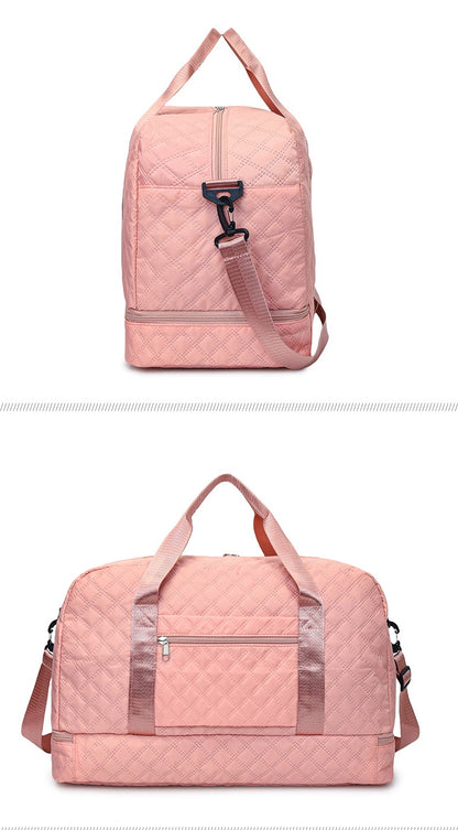 Fashionable Multifunctional Travel Luggage Bag with Independent Shoe Compartment,Suitable for Travel,Sports and Fitness,Camping