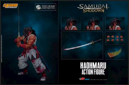 ?Original?Storm Toys SNK Samurai Shodown Haohmaru Original Color&Blood Version 1/12 Action Figure Model Toy