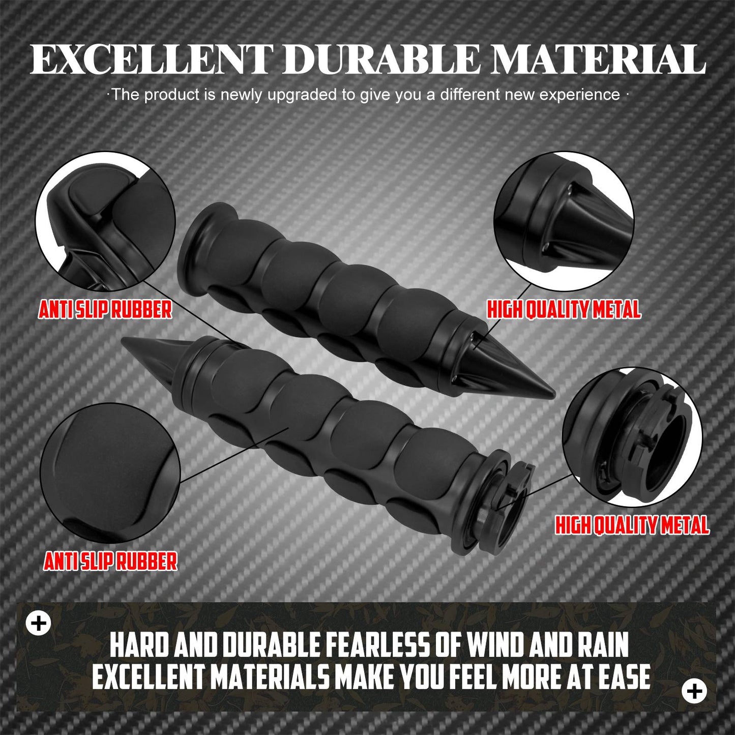 1" Motorcycle Hand Grips 25mm Handlebar Handle Bar For Harley Touring FLHR Softail Fat Boy Sportster XL 883 1200 Dyna For Honda