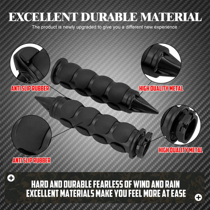 1" Motorcycle Hand Grips 25mm Handlebar Handle Bar For Harley Touring FLHR Softail Fat Boy Sportster XL 883 1200 Dyna For Honda