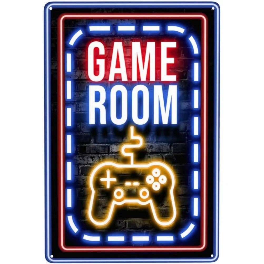 A retro Route 66 neon aluminum sign interesting Route 66 aluminum poster bar decoration restaurant decoration street decoration