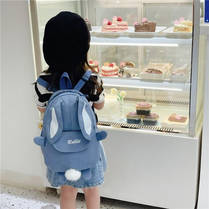 Bolsas de escola infantis de moda, mochilas portáteis de coelho, mochilas de viagem infantis, mochilas escolares fofas para meninos e meninas, bolsa de peito