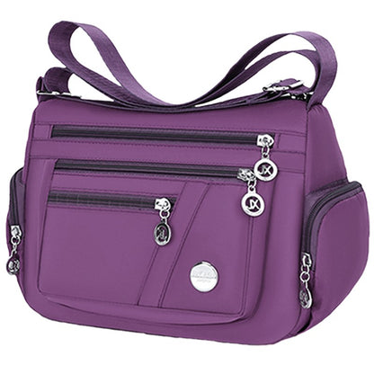 Fashionable Multi-Pocket Large Capacity Bag, Can Be Worn on One Shoulder or Diagonally, Casual and Versatile