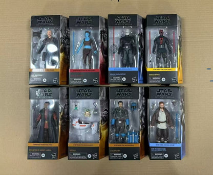 Promoção Limitada Star Wars Boba Fett Darth Maul Stormtrooper Articulado PVC Boneco de Ação Brinquedo 15cm