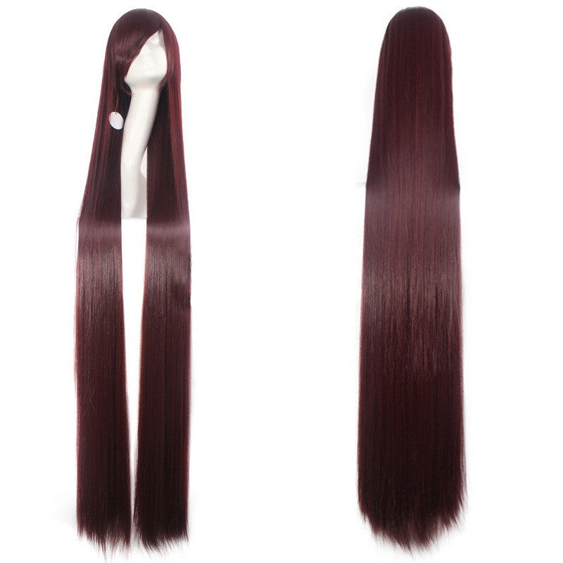 cosplay wig, ancient costume, men and women, long straight hair, anime, colored hair Synthetic fiber wig