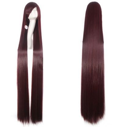 cosplay wig, ancient costume, men and women, long straight hair, anime, colored hair Synthetic fiber wig