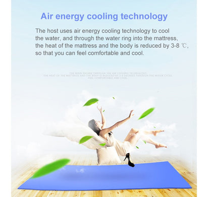 Almofada de resfriamento para cama de circulação de água 12V, almofada de resfriamento de gelo, almofada de resfriamento, colchão de refrigeração resfriado a água, ventilador de refrigeração, condicionador de ar