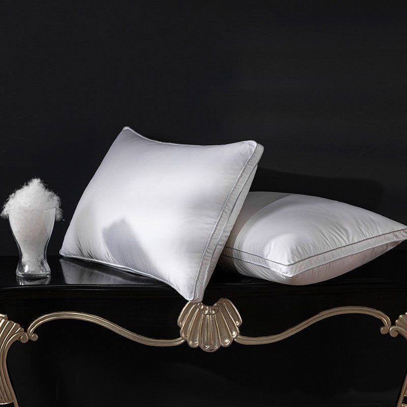 100% Real Goose Down Pillow 95% Fill Power 750+ FP 1200TC - Queen King Standard Size Pillow Down