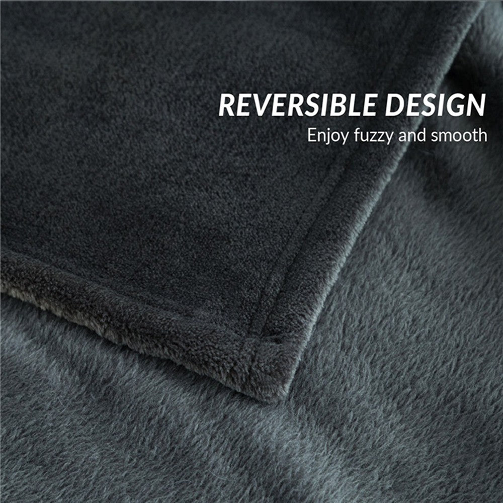 Spring Winter Winter Flannel Blanket Fluffy Warm Soft Sofa Cover Bedspread Solid Blue Black Coral Fleece Plush Blankets For Beds