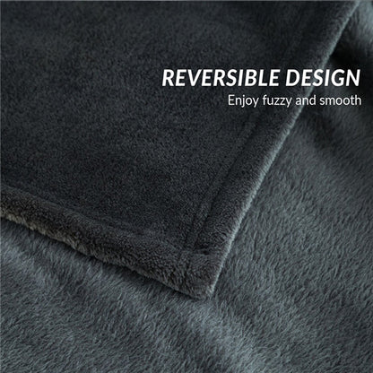 Spring Winter Winter Flannel Blanket Fluffy Warm Soft Sofa Cover Bedspread Solid Blue Black Coral Fleece Plush Blankets For Beds