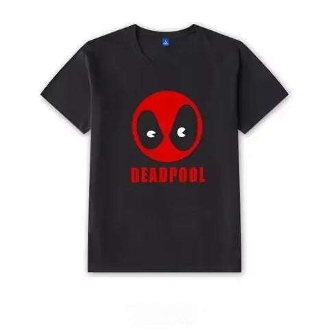 MINISO New Superhero T-shirt Men Wome Venom Print Tshirt Marvel Spiderman Summer Short Sleeved Clothes Fashion Oversized Tops