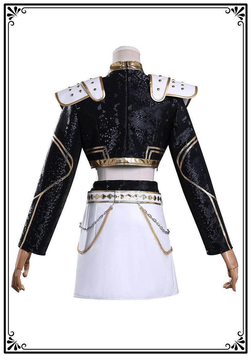 Black Golden Rumi Zoey Mira Cosplay Cosplay Costume Wig Women Suit Halloween Party Role Playing Outfit