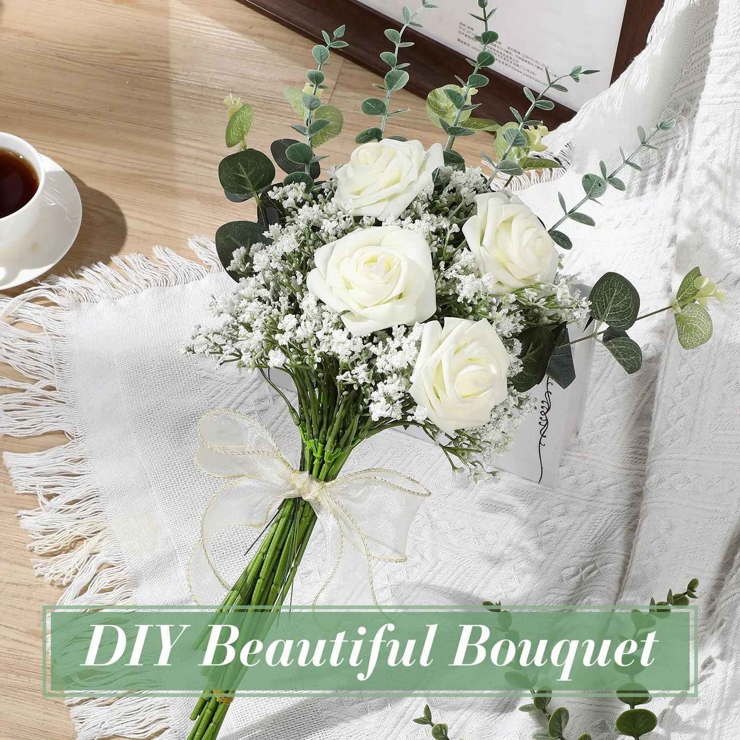 10/15pcs Artificial Flowers Baby Breath Flower Fake Gypsophila for Wedding Party Home Decoration Floral Bouquets DIY Accessories