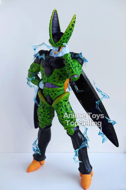 35cm/13,7in Anime Dragon Ball Z Figura Explosão Cell Figure PVC Modelo Colecionável Brinquedos Presentes