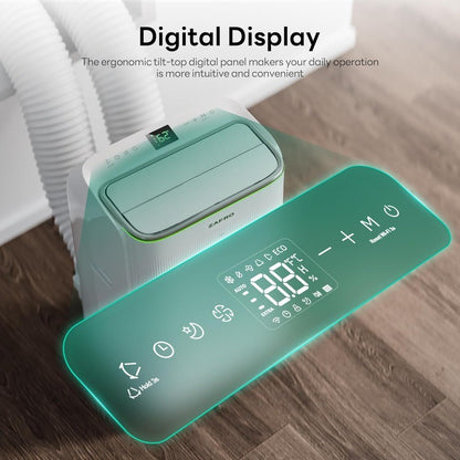 Ar-Condicionado Portátil ZAFRO 16.000 BTU, AC Inteligente de Duto Duplo com Refrigeração sem Drenagem, Modos de Refrigeração, Ventilador e Desumidificador