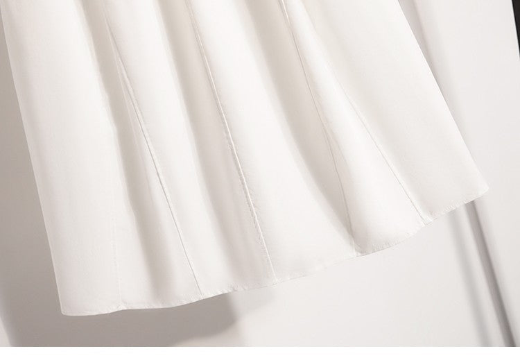 Korean Style Casual Versatile Long Skirt Plus Size Skirts Women 2025 Autumn New Fashionable High Elastic Waist A Line Skirt