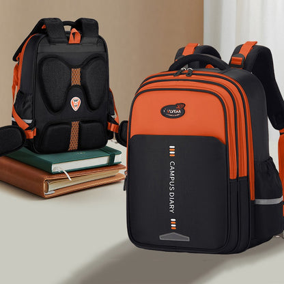 Mochila escolar estilo casual simples coreano para meninas, mochila para crianças do ensino fundamental e médio, bolsa para idades de 6 a 12 anos