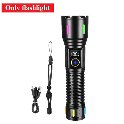 60000000LM Most Powerful Led Flashlight 3500M Long Range Torch High Power Led Flashlights Rechargeable Strong Tactical Lantern