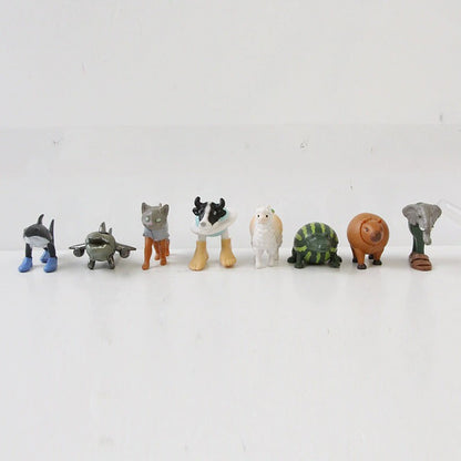 8/24 Peças Conjunto de Bonecos de Ação Fun Italian Brainrot Tung Tung Sahur Tralalero Tralala Bombardino Crocodilo Modelo de Brinquedo Presentes